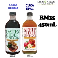 450mL CUKA KURMA MADU CUKA EPAL MADU CIDER VINEGAR DR NORMAN MARKETING