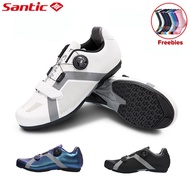 Santic รองเท้าสำหรับผู้ชาย,ยางรองพื้นรองเท้าปั่นจักรยานไม่ล็อกระบายอากาศได้ดีรองเท้าสำหรับปั่นจักรยาน S20016