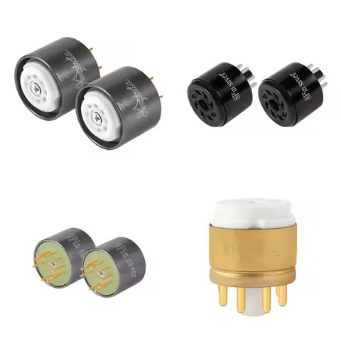 Amptata 4Pin 7Pin 8Pin 9Pin Vacuum Tube Socket Saver 300B 101D 2A3 12AX7 ECC83 EL34 KT88 EL84 5654W 