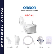 Phụ kiện máy xông khí dung Omron NE-C101 Cốc thuốc Dây dẫn Mặt nạ Lọc khí ống ngậm Càng xông mũi