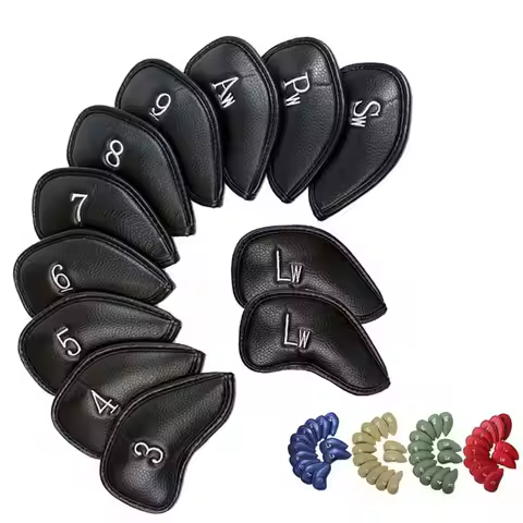 Equipment With Number Design Golf Iron Covers Set Golf Headcovers Golf Iron Headcover Golf Club Cove