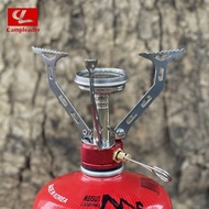 Mini Foldable Integrated Stove Outdoor Ultra-Light Gas Stove Portable Picnic Stove Windproof Flat Gas Stove