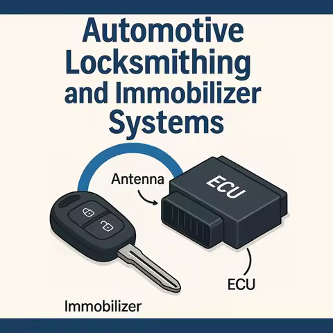 Automotive Lock-smith Guide ECU Repair Ebook PDF Immobilizer systems Identify Clone for Transponder 