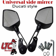 H3067- DUCATI STYLE UNIVERSAL SIDE MIRROR