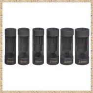 [r3jylk02.ph] Strut Nut Socket Tool Set 16/18/19/21/22/24mm with 12 Point 1/2" Drive for Easy Suspen