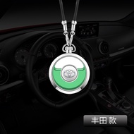 Suitable for Toyota Toyota Car Aromatherapy without Hanging Crystal Pendant Yaris Vios Altis Rav4 Chr CAMRY BZ4X Car Aromatherapy Crystal Accessories