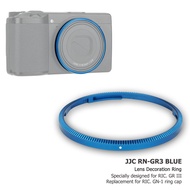 JJC GN-1 Metal Decoration Ring for RICOH GR3Colorful Lens Ring Dedicated for Ricoh GR III Replace Ri