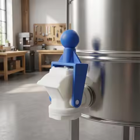 Plastic Honey Gate Valve Good Airtightness Durable Plastic Honey Valve Leak-Proof Honey Extractor Ta