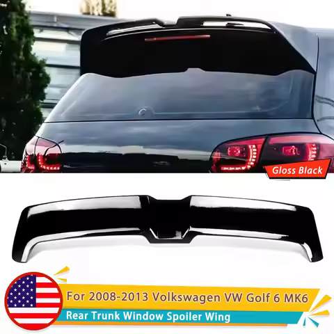 Rear Roof Spoiler Lip Fit For 2008-2013 VW Golf 6 MK6 Hatchback For Regular Golf models i.e TSI/TDI 