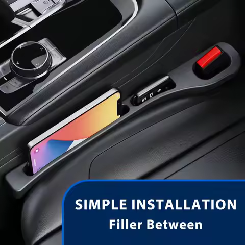 2PCS Car Seat Gap Filler Between Seats Crevice Interior Decoration Auto Accessories For BMW E46 E90 