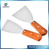 Heavy Duty Grill Scraper Stainless Steel Griddle Scraper Sturdy Food Scraper Barbecue Turners Tools