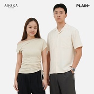 [BUNDLING] Asoka Fashion x Plain+ : Narin Top 3153 & Caleb Bowling Tee 404