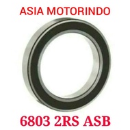 Bearing 6803 2RS Bering bearing klaker 6803 2RS ASB size 17x26x5mm