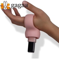 GAGAA Soft Nail Polish Container, Silicone Adjustable Nail Polish Bottle Holder, Professional Curved Design Handheld Nail Polish Base Holder Women