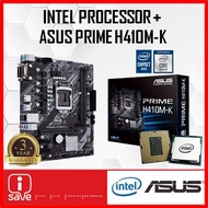 ASUS Prime H410M-K H410 LGA1200 MOTHERBOARD + Intel 10TH GEN PENTIIUM / CORE I3 / I5 / I7 / I9 / GT7
