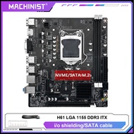 MACHINIST | MACHINIST H61 Motherboard LGA 1155 Desktop Motherboards Support DDR3 RAM With NVME/SATA 