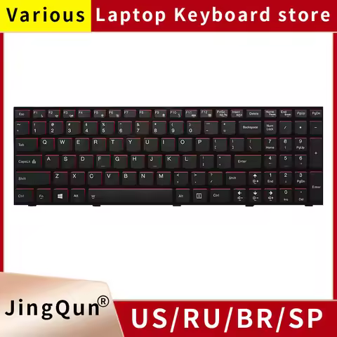 US Laptop Keyboard FOR Lenovo Ideapad Y500 Y500N Y500NT Y510p With Backlit English Right Angle Versi