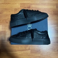 Dior正品迪奧B33厚底鞋 低幫CD滿印板鞋 男款 黑色 41碼