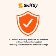 12 Months Warranty for Refurbished Laptops (Purchase with Swiftly Store Refurbished Laptops )