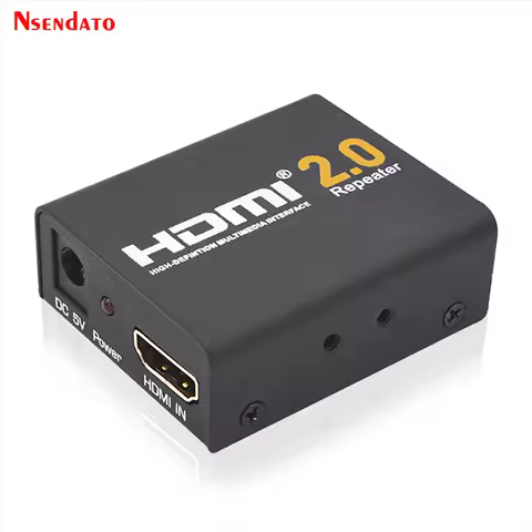 Mini 4K*2K HDMI-Compatible 2.0 Extender Repeater 40M 3D 18Gbps HDMI 2.0 Signal Amplifier Booster Ada