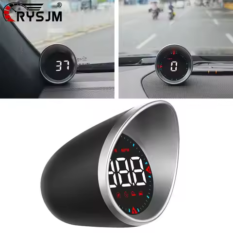 G5 GPS HUD Car Head Up Display Driving Range Gauge With Overspeed Alarm Digital Smart Speedometer Fo