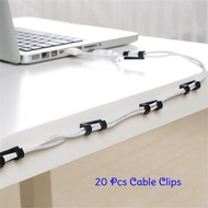 CLEM KABEL LISTRIK / KLIP KABEL ORGANIZER CABLE CLIP 20 PCS / PENJEPIT KABEL / CLAMP SADDLE / KLIP K