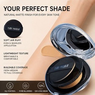 TIMEPHORIA Lumina Matte Perfection Cushion Foundation Oil Control Full Coverage 24H Long Lasting Swe