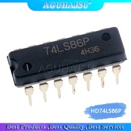 10PCS HD74LS86P DIP14 HD74LS86 DIP SN74LS86N DIP 14 74LS86 SN74LS86AN new and original IC