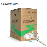 COMMSCOPE AMP CS30CM CAT6 UTP 24AWG FULL COPPER NETWORK CABLE 305M 1BOX (1427071-4) GREY