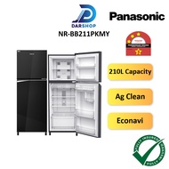 Panasonic Refrigerator 2 Door Inverter 210L Fridge Peti Sejuk Peti Ais 2 Pintu Inverter Murah Kecil 冰箱 NR-BB211PKMY