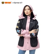 Tiger Head x Rain Me Out Jacket Waterproof Parka Blossom 77002 Waterproof Jacket