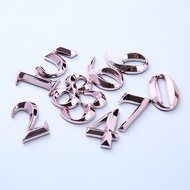 ABS resin 7cm number house number Perforation-free Adhesive Residential number Hotel house number Le