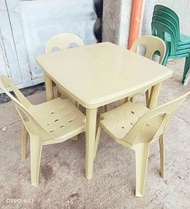 MONOBLOCK TABLE AND CHAIRS SET