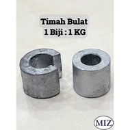1 Biji : 1KG Timah Bulat Ladong Timah Baru Timah Bendera Timah Nelayan Timah Laut Timah Pukat Lead