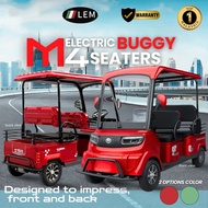 [NEW MODEL 2026] ★LEM★ ELECTRIC BUGGY M8 6SEATER GOLF CAR│TUK TUK ELEKTRIK