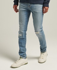 Superdry Vintage Skinny Jeans - Venice Blue Custom