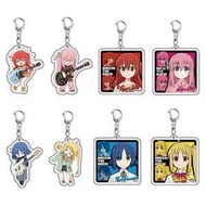 Bocchi the Rock Anime Square Design Acrylic Keychain Collection