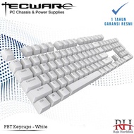 Tecware PBT PBT Keycaps Double-Shot PBT - White