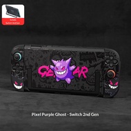 Bandai | Anime Pokemon Gengar Holder Case For Nitendo Switch 2 Cartoon Removable Handle Holder Prote