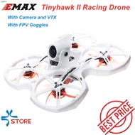 เฮลิคอปเตอร์ EMAX Tinyhawk II 75มม. 1-2วินาทีสำหรับแข่ง FPV หึ่งโดรน RC โดรน BNF RTF W/ FrSky D8 Run