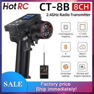 HotRC RC Remote Control CT-8B 8CH Radio Transmitter 2.4GHz with F-08A Receiver For RC Car Boat Robot