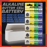 Lithium Battery 3V CR1620 Bateri Jam Tangan CR2032 CR2016 Batteri CR2430 Coin Batery Button Battery 