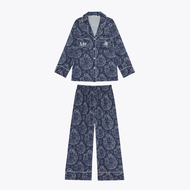 MUSLIN Reverie Midnight - Silk Satin Pajamas [Maison De Reve Collection]