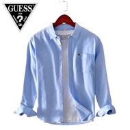 KEMEJA GUESS men's long-sleeved shirt GUESS men's slim-fit shirt/ men's shirt/ Guess shirt/