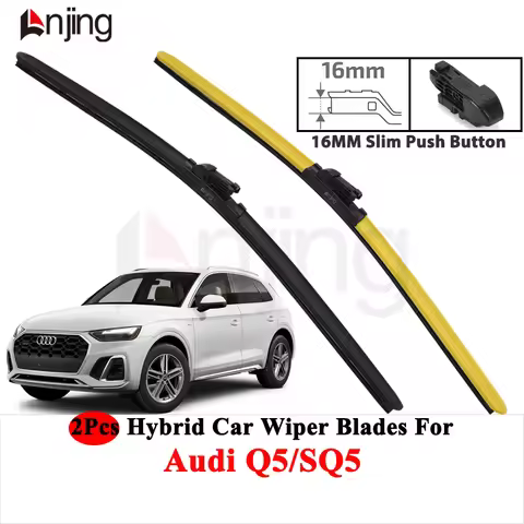 LNJING Colorful Car Wiper Blades For Audi Q5 SQ5 PHEV Sportback 2008-Now