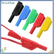 HECCEHZP Banana Plug, Black Red 4MM Banana Plug Connector, Safety Stackable Banana Plug Wire Solder 