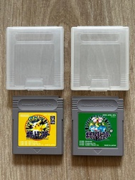 日版 GB GBC POCKET MONSTER POKEMON PIKACHU YELLOW GREEN 寵物小精靈寶可夢 比卡超黃 綠 POCKET MONSTERS MONSTER 一套 2 集