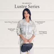 KEMEJA Lustre Series (The S7VEN Edit - New Collection) Women's Satin Shirts, Elegant Premium Work Sh