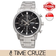 [Time Cruze] Casio MTP-E510 Chronograph Style Stopwatch 50M Stainless Steel Men Watch MTP-E510D-1A1 