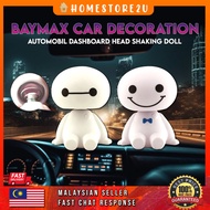 Car interior accessories decoration dashboard baymax shaking head doll accessori hiasan dalam kereta